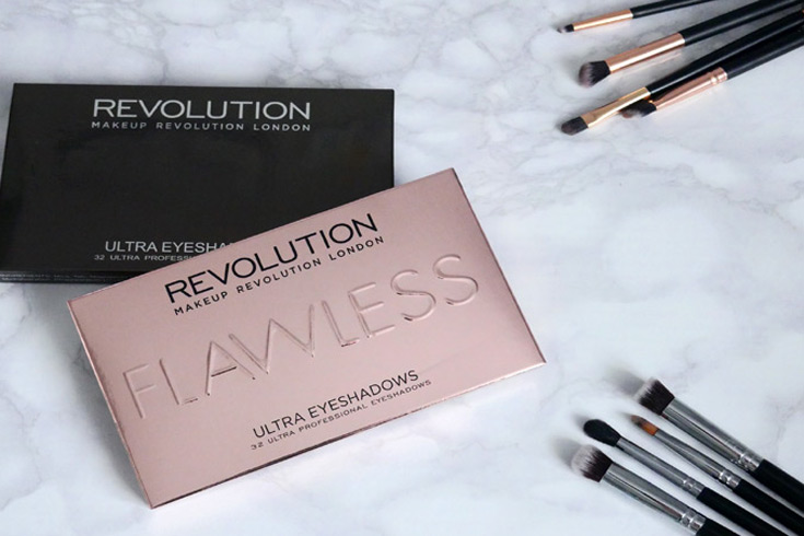 Makeup Revolution palety cieni Flawless i Affirmation