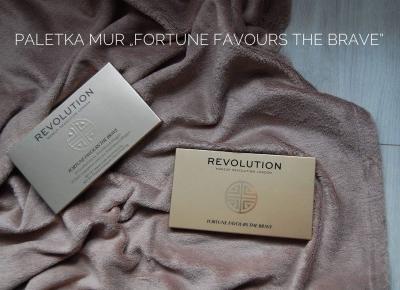 Recenzje przy herbacie: Paletka MUR ''Fortune Favours The Brave"