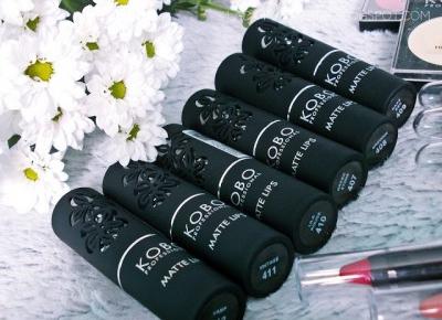 Recenzja: KOBO PROFESSIONAL MATTE LIPS. | Lifestyle by Ladyflower.