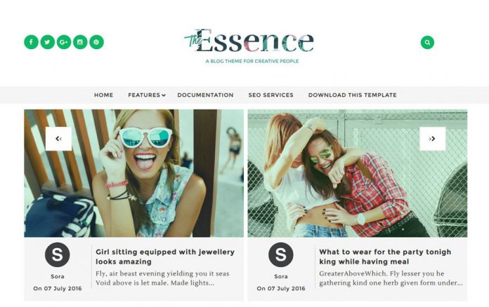 Essence Responsive Blogger Template - Personal Blog – Centrum Blogera