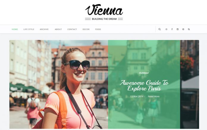 Vienna Blogger Template Free - Personal Blog – Centrum Blogera