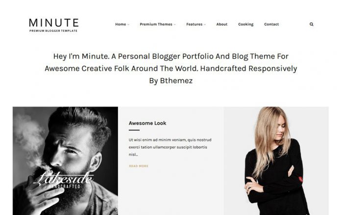 Minute Responsive Blogger Template - Kreatywny szablon – Centrum Blogera