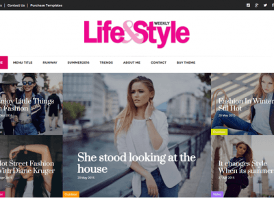 Lifestyle Blog Magazine Blogger Template For FREE – Centrum Blogera