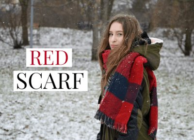 All Pastel World: RED SCARF | CHRISTMAS TIME