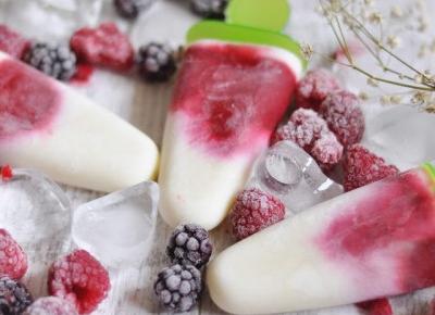 Czarna wisienka: Proste i zdrowe lody jogurtowo-malinowe
