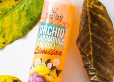 Hristina Cosmetics - Naturalny żel pod prysznic do włosów i ciała nerola, karambola & orchidea - Czary-Marty