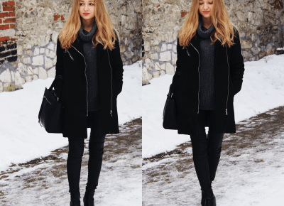 GAMISS COAT IN WINTER OUTFIT – DALENA DAILY