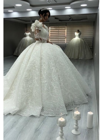 Elegante Brautkleider Luxus | Spitze Hochzeitskleider mit Ärmel_Brautkleider Mit Ärmel_Brautkleider_Brautkleider,Abiballkleider,Abendkleider