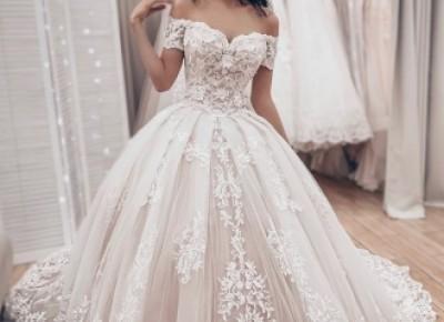 Luxus Brautkleider Prinzessin | Spitze Hochzeitskleider Online Kaufen_Brautkleider 2019_Brautkleider_Brautkleider,Abiballkleider,Abendkleider