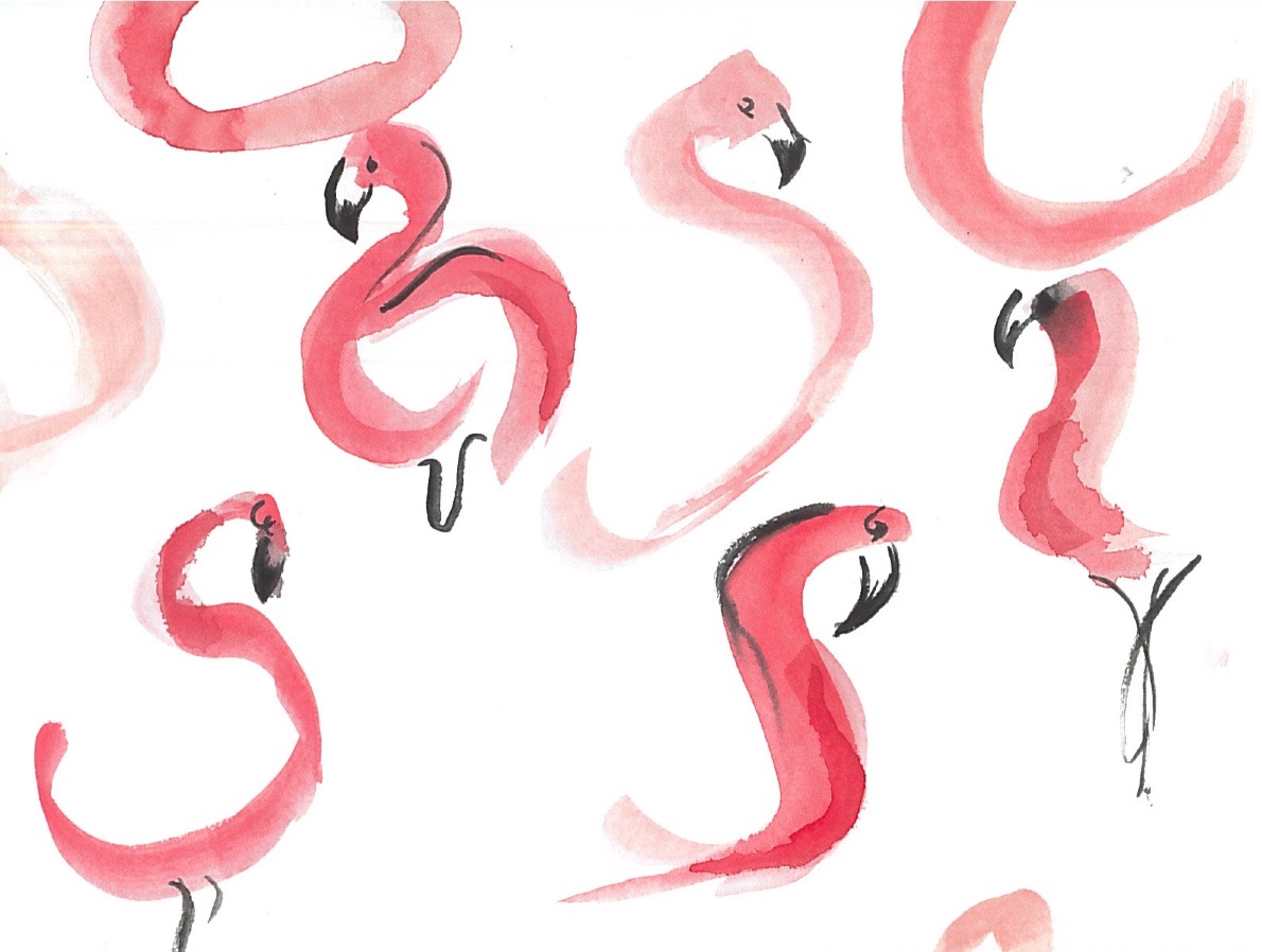 My little art: flamingi | DO YOU LIKE MY ART?