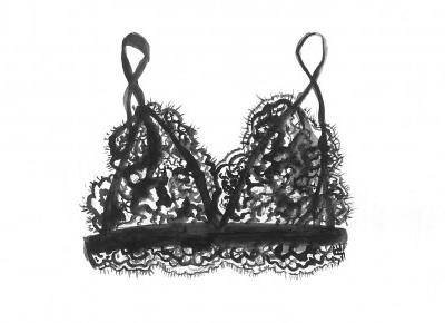 My little art: lace bra | DO YOU LIKE MY ART?