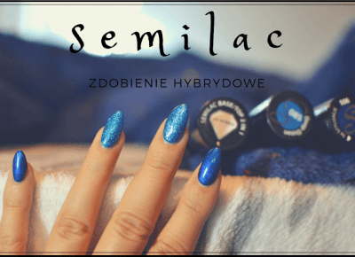 Zdobienie hybrydowe SEMILAC - blue | Bette Fashion