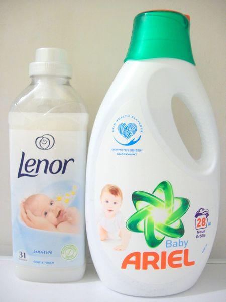 Testujemy: Ariel Baby, Lenor Sensitive Gentle Touch | Dorabiaj przez Internet