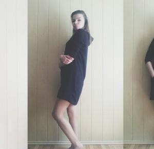 DOROTA-Z: SPORTY BLACK DRESS|Outfit