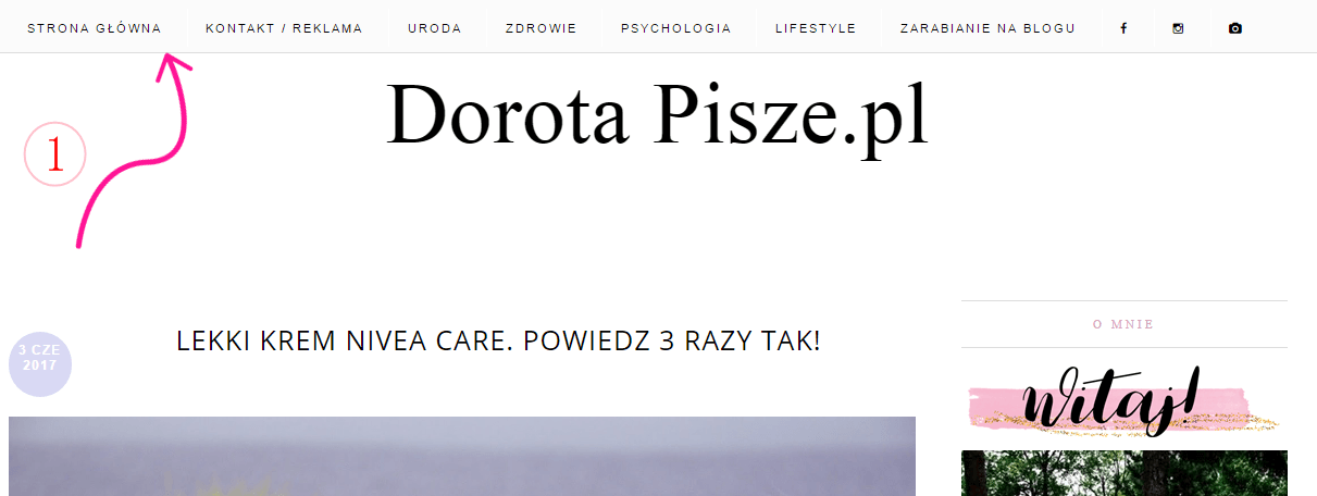 Dorota Pisze.pl: Zrób to sam! Instrukcja jak zrobić pasek stron na bloga. Kod CSS. 
