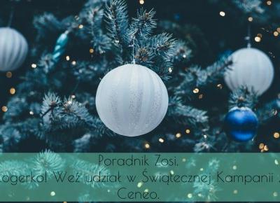 Dorota Pisze.pl: Poradnik Zosi. Blogerko! Weź udział w Świątecznej Kampanii z Ceneo.