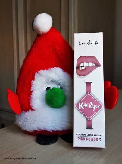 Zestaw K*Lips (Pink Poison) od Lovely! - Dusty Red Place