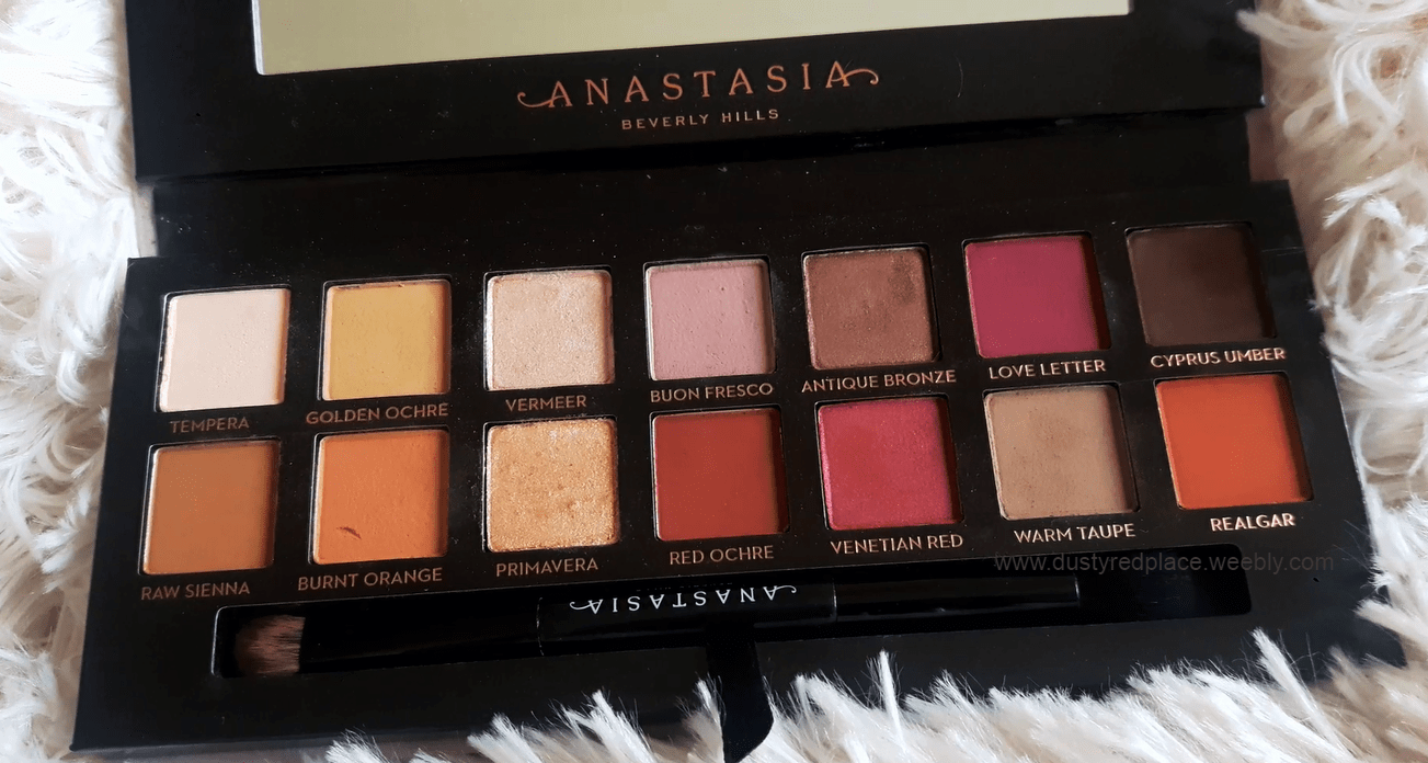 Anastasia Beverly Hills MODERN RENAISSANCE + makijaże - Dusty Red Place