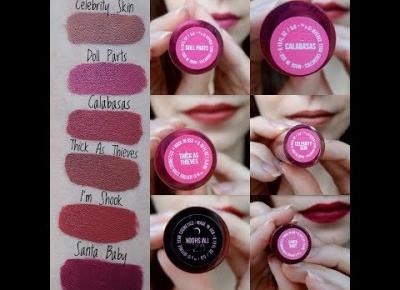 Jeffree Star Velour Liquid Lipstick SWATCHES | 6 shades