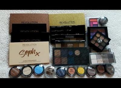 My Makeup Collection | Eyeshadow Palettes And Single Shadows | Part 5 | Decluttering