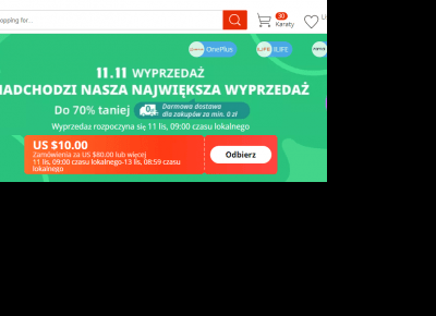 ALIEXPRESS DZIEŃ SINGLA 11.11.2021