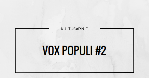 KultuSarnie | recenzje : Wielu młodych ludzi nie czyta książek. Dlaczego? | VOX POPULI #2