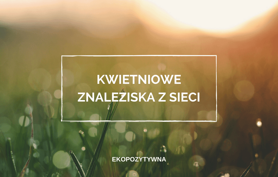 Kwietniowe znaleziska z sieci | ekopozytywna