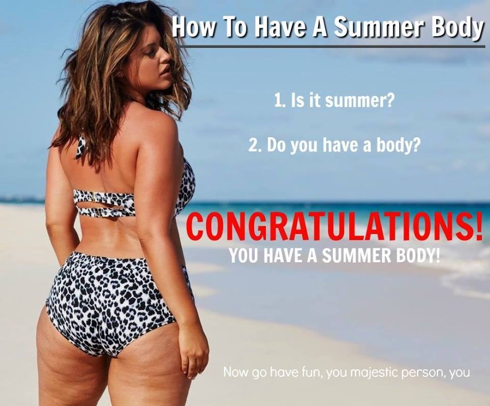 „Chcę mieć piękne ciało na plażę”, bikini body i walka z cellulitem - ekopozytywna