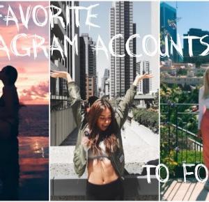 My favorite insta accounts!   - S A R A    L E Ś N I A K 