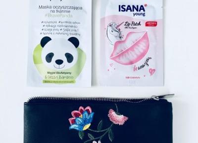 Haul nowości rossmann ISANA young Lip Patch oraz selfie project Maska oczyszczająca na tkaninie #BRAVEPANDA