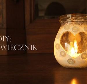 Szafirek: DIY: Świecznik 