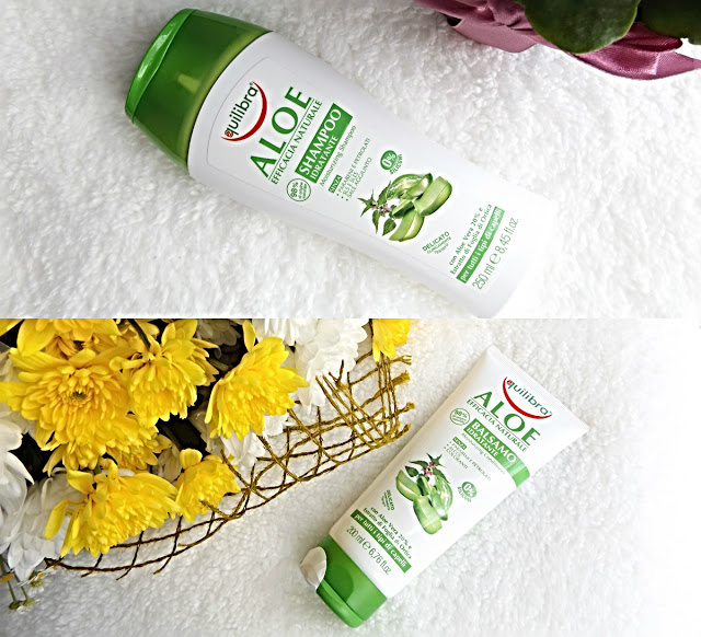 acne skin: Equilibra » Linia Naturale Aloe » szampon i odżywka