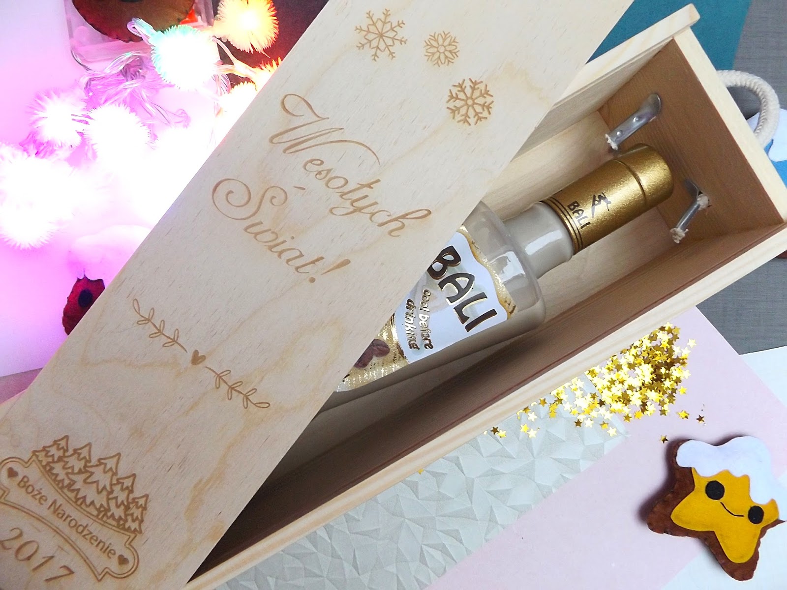 acne skin: Gift Maker » Świąteczna skrzynka na wino 