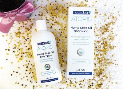 acne skin: Diagnosis » NovaClear Atopis » Szampon z organicznym olejem konopnym