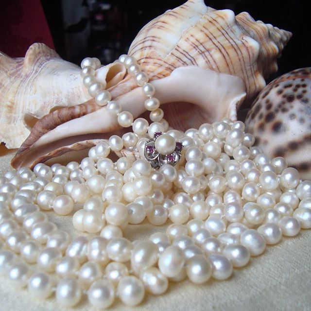 Uwielbiam te perły ! NOWY post na blogu ( link dostępny w bio ) trochę info o perłach 