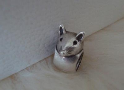 Ewushia: Pandora - popularny charm - MYSZKA - Rare charm - Mouse