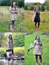 Forties Style : Kalosze Dr Martens i trencz/ Dr Martens Wellingtons and trench coat...