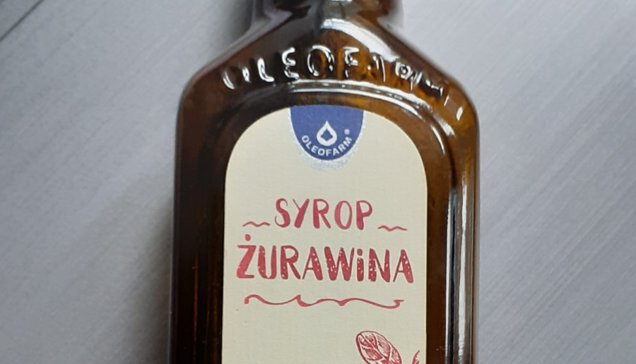 Syrop żurawinowy - na odporność i układ moczowy.