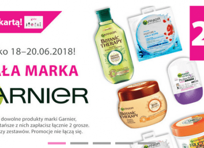 Promocja HEBE na kosmetyki Garnier.