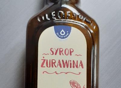 Syrop żurawinowy - na odporność i układ moczowy.