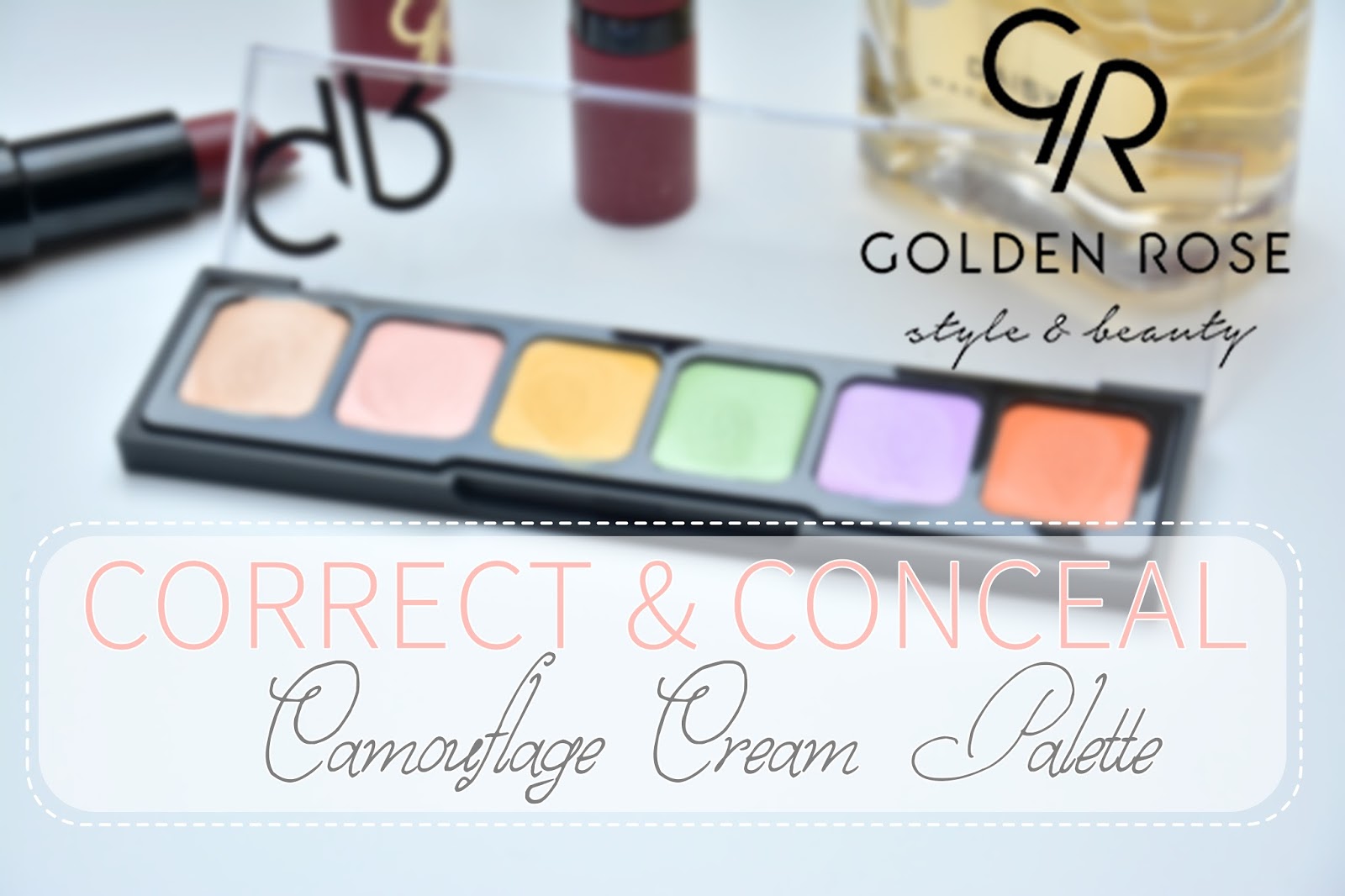 IMAGINE DAY | Sara Sycz: Golden Rose camouflage cream palette