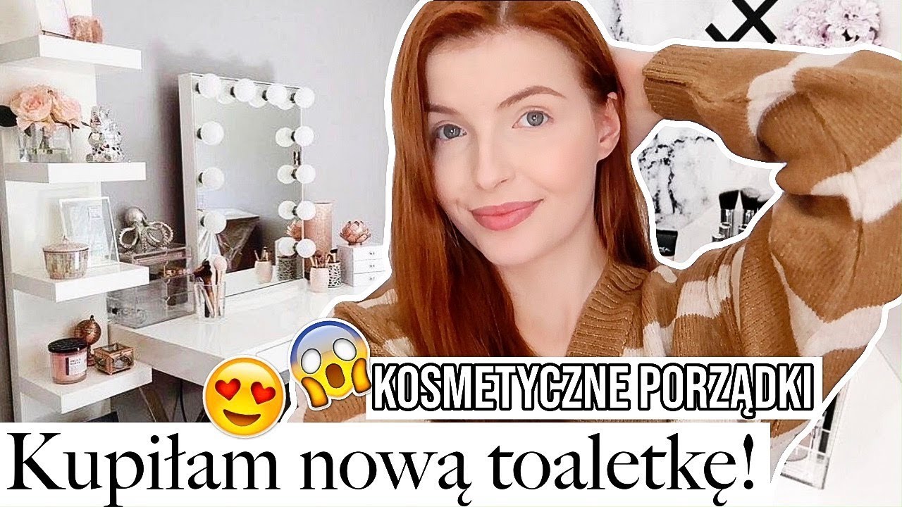 KUPUJĘ NOWĄ, WIELKĄ TOALETKĘ! PORZĄDKI KOSMETYCZNE 😍 VLOG