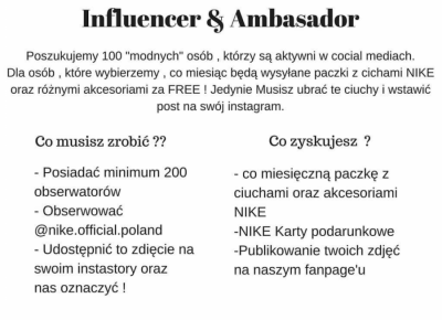 Zostań influencerem przez instastories - Fake?