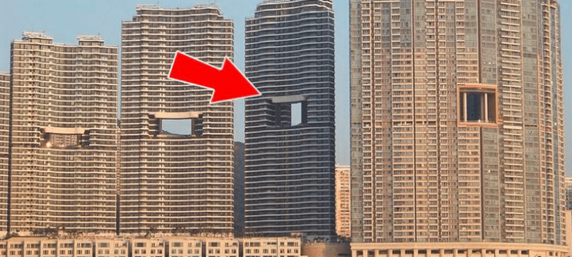 Dlaczego wieżowce w Hong Kongu mają dziwne dziury?