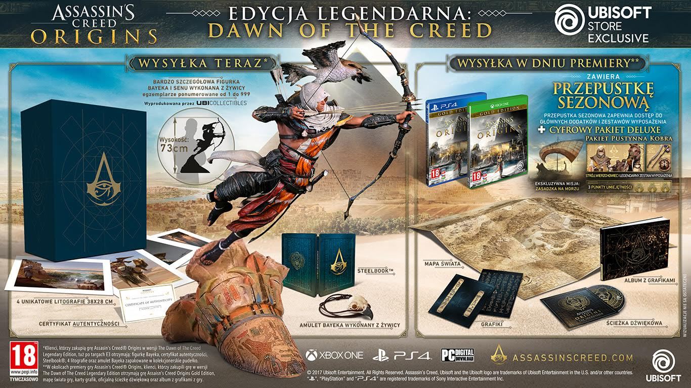 Kolekcjonerka Assassin's Creed® Origins za 3 249 złotych - ielgrey.pl