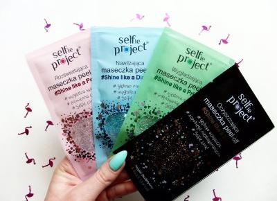 Błyszczące maseczki Selfie Project Peel-off Shine Like - hit czy kit? Recenzja GalaxyMask | Jednafiga Blog