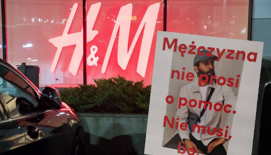 H&M przeprasza za szkodliwą kampanię „Mężczyzna nie prosi o pomoc