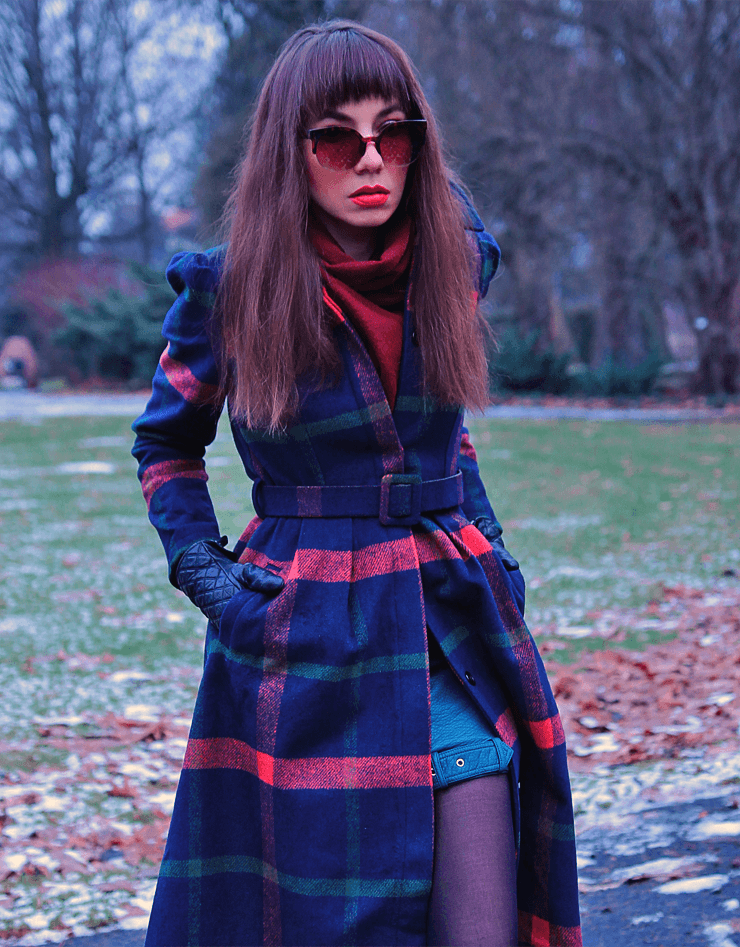 Jointy&Croissanty: plaid wool coat