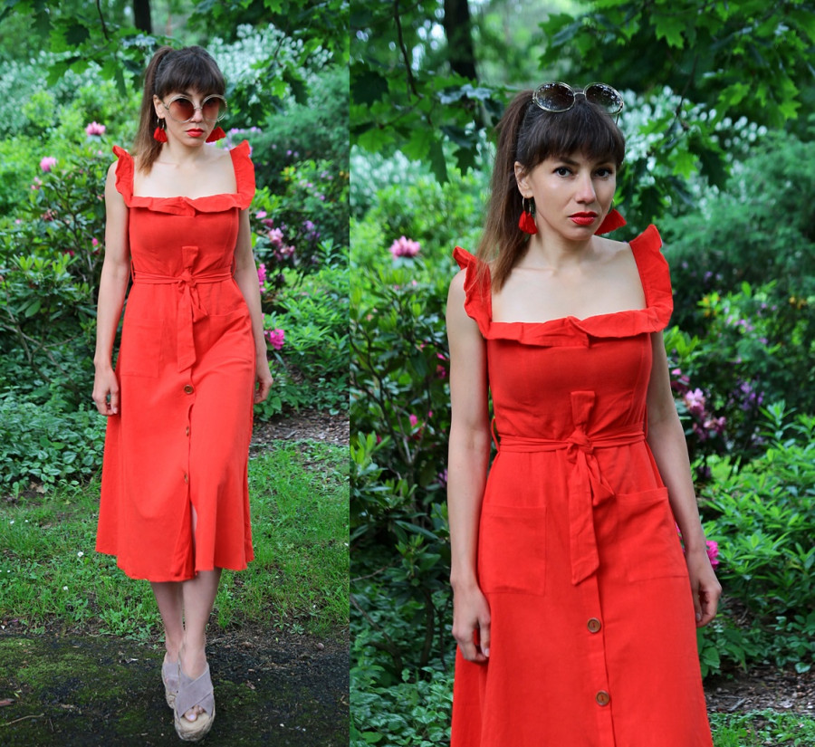 Jointy&Croissanty: summer red dress