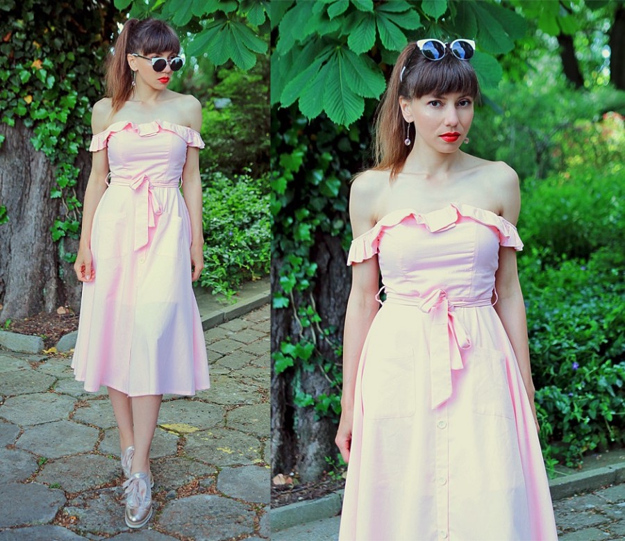 Jointy&Croissanty;: Dear-Lover pastel pink dress